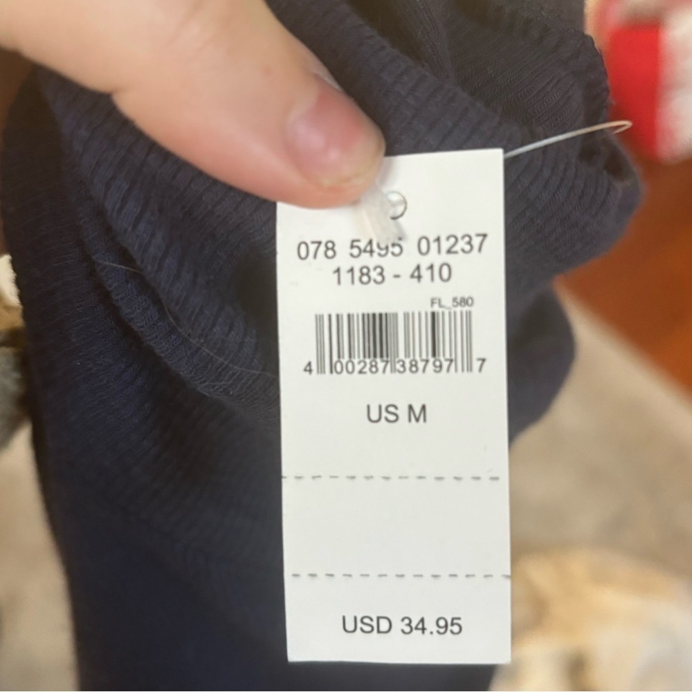 AE Real Soft Turtleneck in Navy NWT - Picture 5 of 6